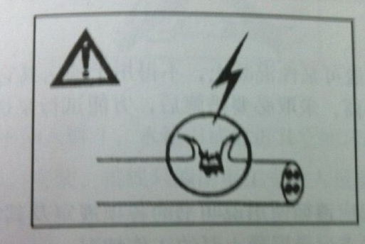 电缆线的内外保护层破损图